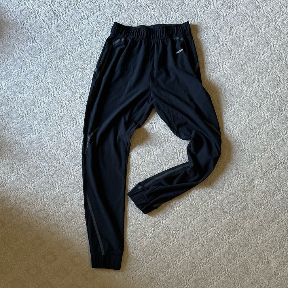 Gymshark Pro Perform Track Bottoms Joggers in Black Size Medium